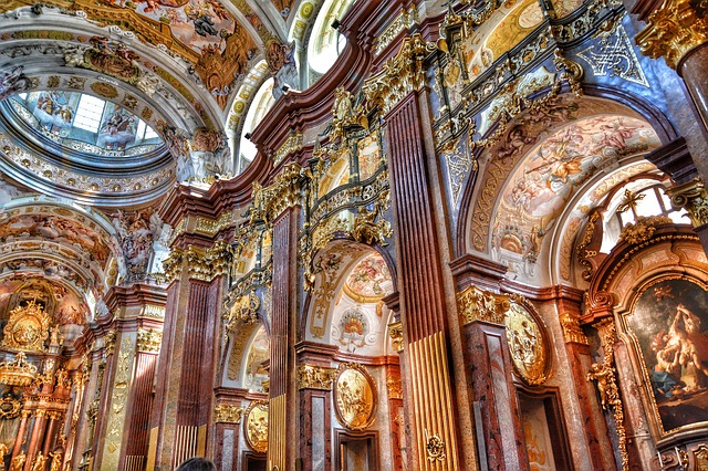 Interior of a British cathedral